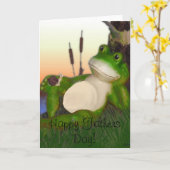 De kikker en de Kaart van de Dag van de Vaders van (Gele Bloem)