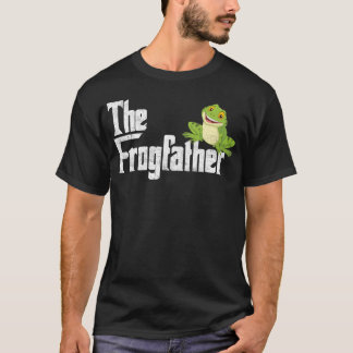 De kikker vader grappige kikker vanger jongen t-shirt