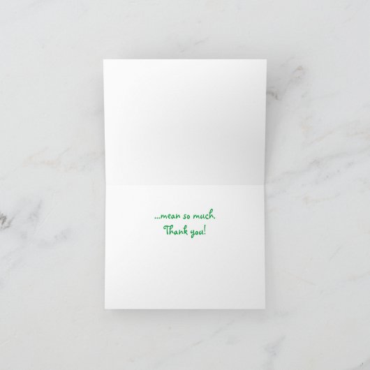 De Kikker van de boom dankt u nota neemt van Kaart (Binnen)