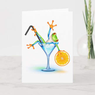 De Kikker van de cocktail Kaart