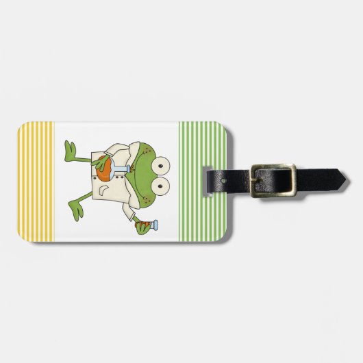 De Kikker van het laboratorium Bagagelabel (Voorkant horizontaal)