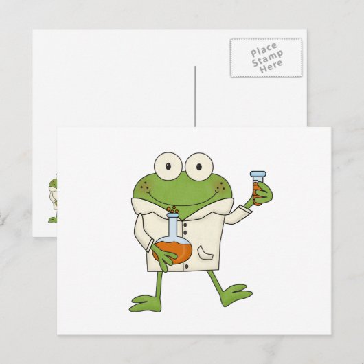 De Kikker van het laboratorium Briefkaart (Voorkant / Achterkant)
