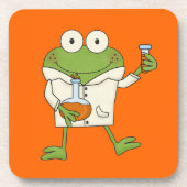 De Kikker van het laboratorium Onderzetter (Voorkant)