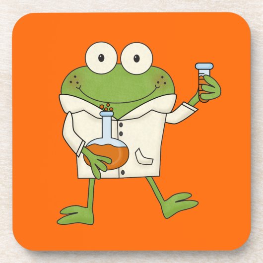 De Kikker van het laboratorium Onderzetter (Voorkant)