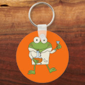De Kikker van het laboratorium Sleutelhanger (Voorkant)