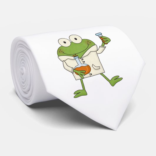 De Kikker van het laboratorium Stropdas (Opgerold)