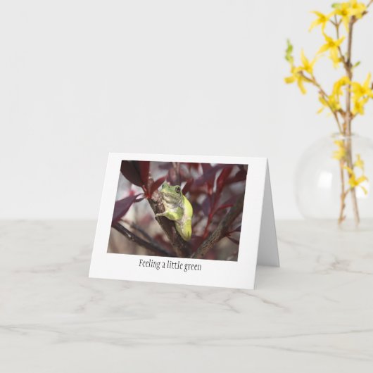 De kikker wordt goed Kaart (Gele Bloem)