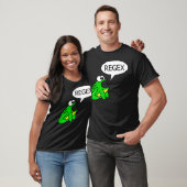 De kikker zegt "Regex" T-shirt (Unisex)
