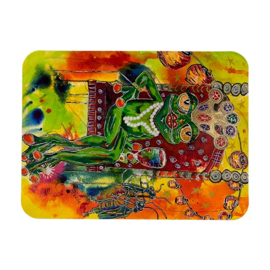 De kikkerkoningin magneet (Horizontaal)