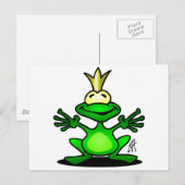De kikkerprins briefkaart (Voorkant / Achterkant)