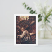 De kikkerprins briefkaart (Staand voorkant)