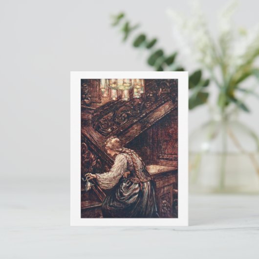 De kikkerprins briefkaart (Staand voorkant)