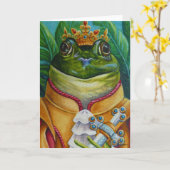 De kikkerprins met de kunst van de Kroon en de Wat Kaart (Gele Bloem)