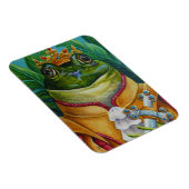 De kikkerprins met Waterverf van kroon en zwaard Magneet (Rechterzijde)