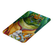 De kikkerprins met Waterverf van kroon en zwaard Magneet (Linkerzijde)