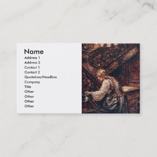 De kikkerprins visitekaartje