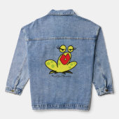 De kikkerprinses denim jacket (Achterkant)