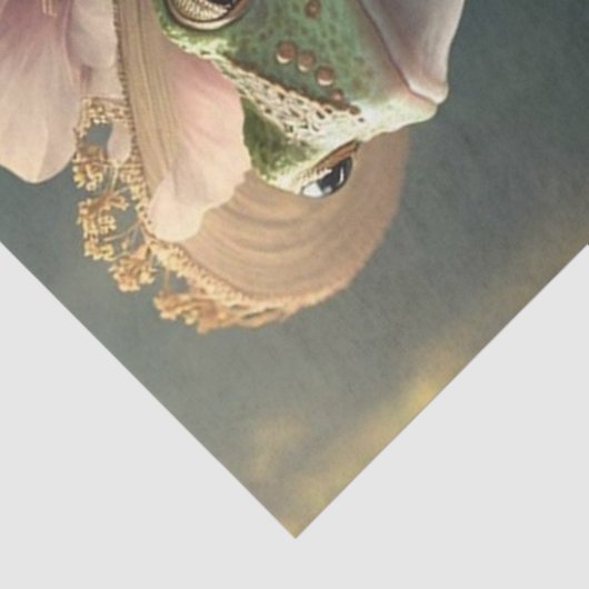 De kikkerprinses tissuepapier (Detail)