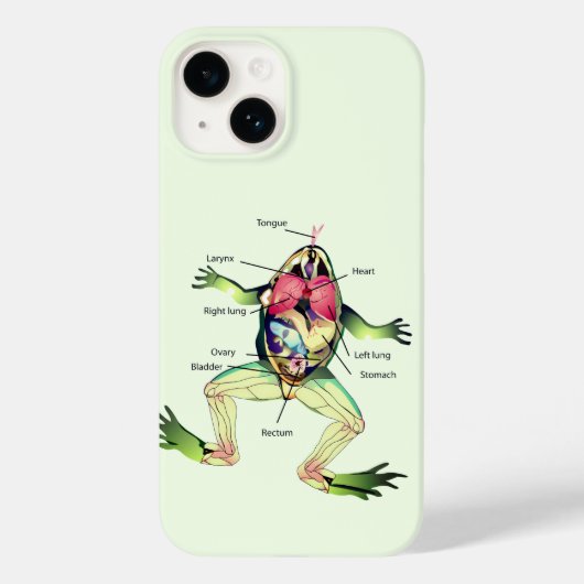 De Kikker's Anatomy Green Case-Mate iPhone Case (Achterkant)