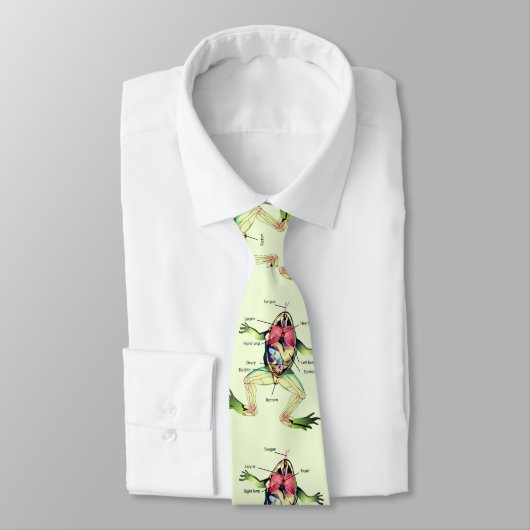 De Kikker's Anatomy Green Stropdas (Gebonden)