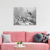 De kikkers die om een koning vragen, canvas afdruk (Insitu (Woonkamer))