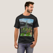 De kikkers "Leef bij het meer" T-shirt (Voorkant volledig)