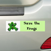de kikkers opslaan bumpersticker (Op auto)