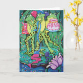 De Kikkers van de partij Kaart (Gele Bloem)