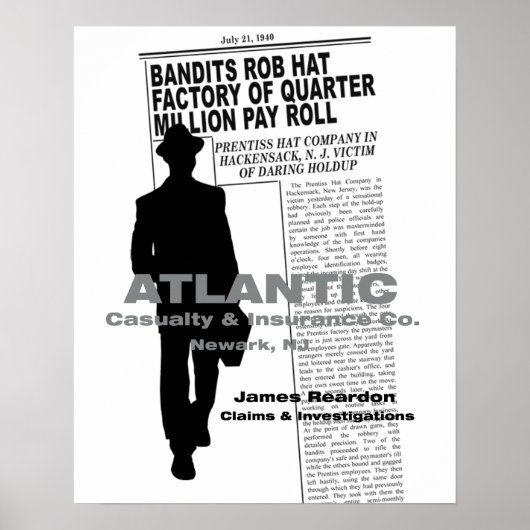 DE KILLERS (1946) Film Noir Poster (Voorkant)