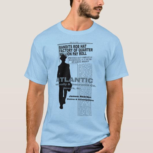 DE KILLERS (1946) Film Noir T Shirt (Voorkant)