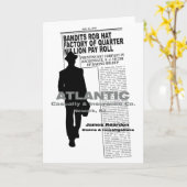 DE KILLERS (1946) Film Noir Wenskaart Kaart (Gele Bloem)