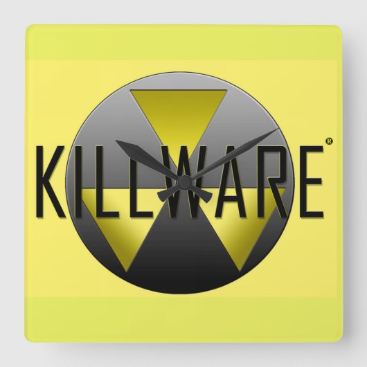De KillWare® Chronicles Vierkante Klok (Voorkant)