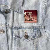 De Kilmainham Brooch uit Kilmainham Vierkante Button 5,1 Cm (In situ)