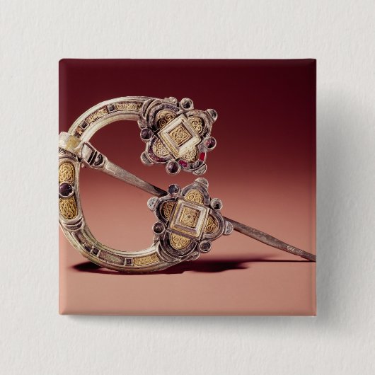 De Kilmainham Brooch uit Kilmainham Vierkante Button 5,1 Cm (Voorkant)