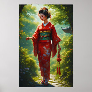 De Kimono's Wandel Poster