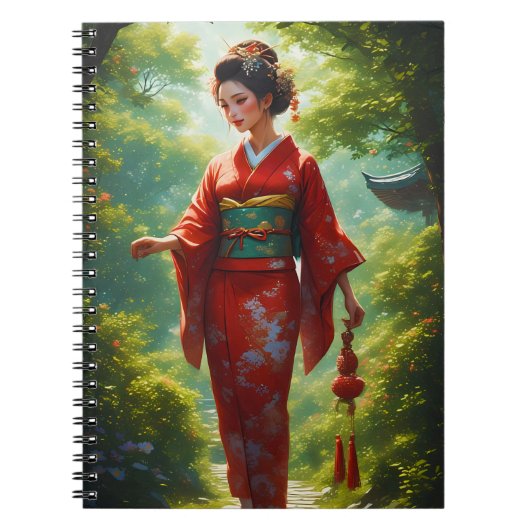 De Kimono's Wandeling Notitieboek (Voorkant)