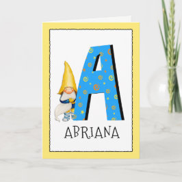 De Kinder Brief van de gnoom een Groet van de Kaart