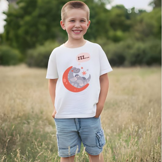 De kinder draak slapen t-shirt