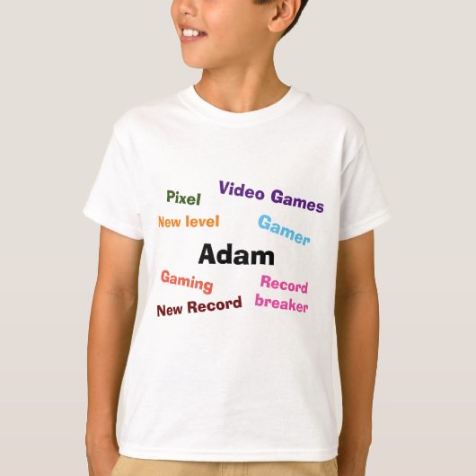 De Kinder game-tijd van de game 'Pixelated Gaming  T-shirt (Voorkant)