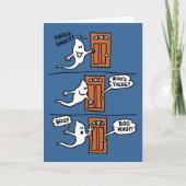 De Kinder Groet van het Spook van de Cartoon van Kaart (Voorkant)