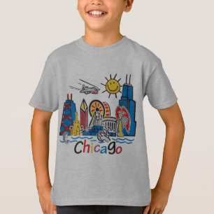 De Kinder Horizon van Chicago T-shirt