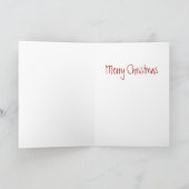 De kinder Kerstkaart van de Kunst voor het Feestdagen Kaart (Binnen)