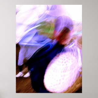 De Kinder krommende bal Poster