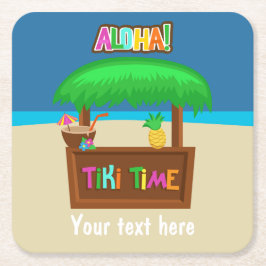 De Kinder Luau-partij in Hawaiian Kartonnen Onderzetters