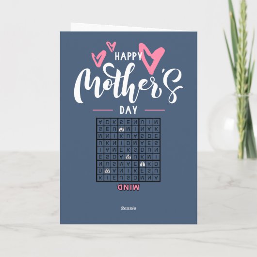 De Kinder nam het - Grappige Moederdag Kaart (Achterkant)