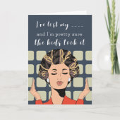 De Kinder nam het - Grappige Moederdag Kaart (Voorkant)