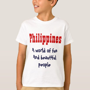 De kinder t-shirts van Filippijnen