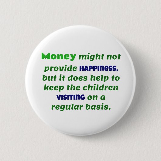 De Kinderen blijven op bezoek Ronde Button 5,7 Cm (Voorkant)