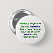 De Kinderen blijven op bezoek Ronde Button 5,7 Cm (Voorkant /achterkant)