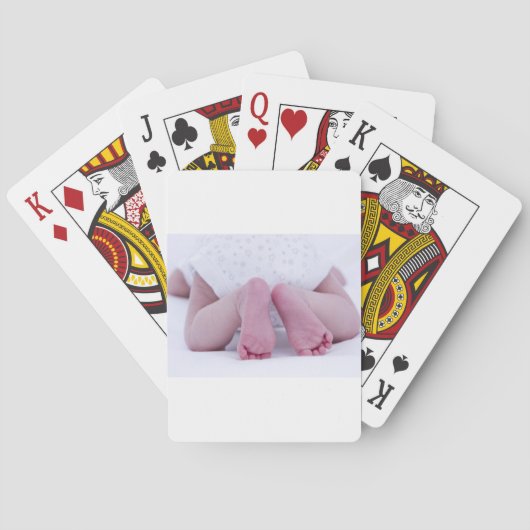 De Kinderen die van het Baby van het Pokerkaarten (Achterkant)